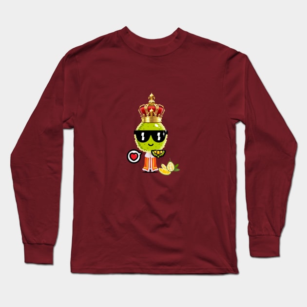 KING FRUIT DURIAN Long Sleeve T-Shirt by HAIFAHARIS